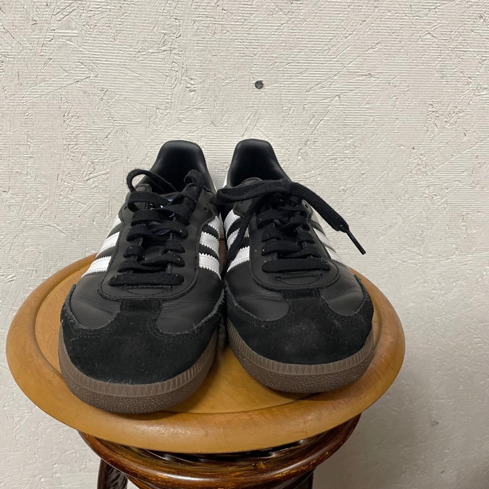 Adidas Samba OG Sneakers Mens 10 Black White Gum Sole IG9031 Leather Low Top